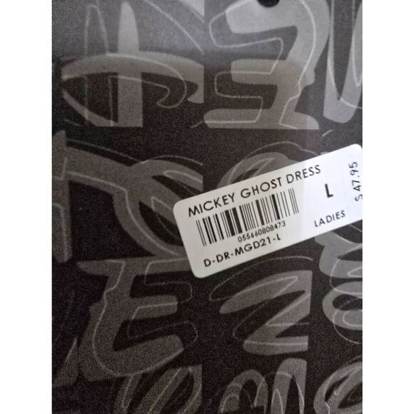 Cakeworthy Mickey Ghost Dress Size L - Picture 5 of 9